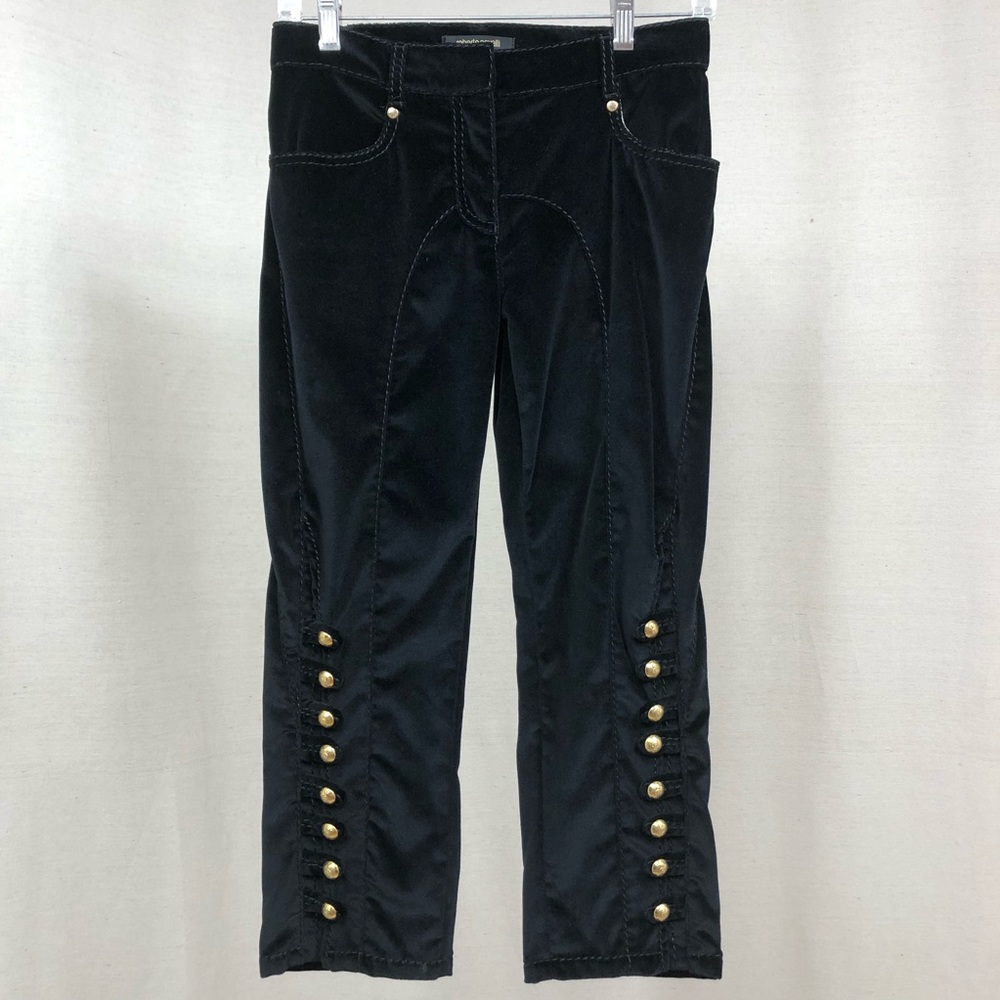 Roberto Cavalli Vintage Velvet Cropped Pants